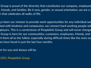 A Message from Peoplelink Group’s CEO Jay Reid