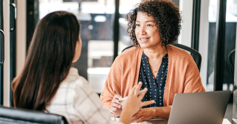 Two Women in an Interview